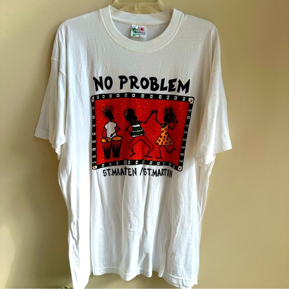Vintage 90’s ST.MAARTEN /ST.MARTIN Reggae Shirt XL - Picture 1 of 5